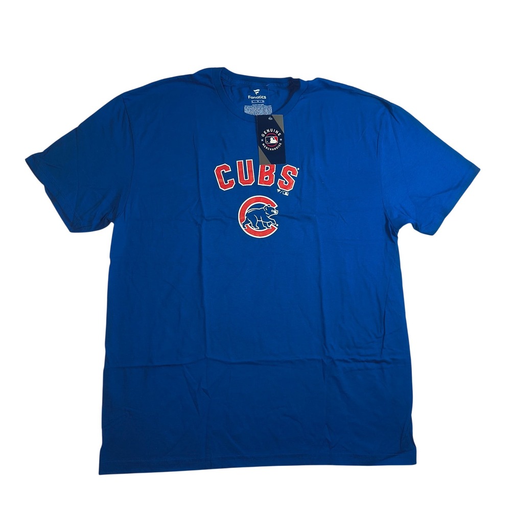 Fanatics Chicago Cubs Harber #45 T-Shirt XL Blue MLB 100% Cotton Men's Tee NWT